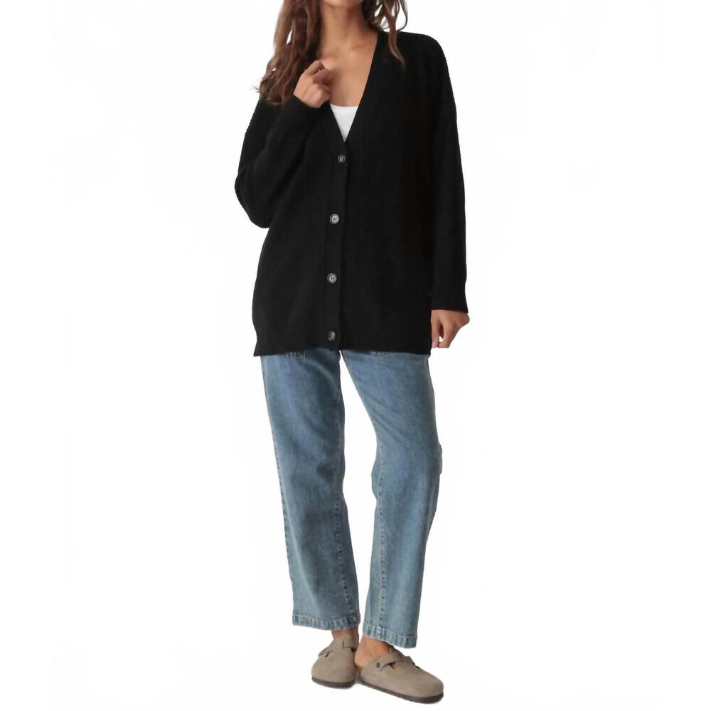 NEW ELECTRIC & ROSE everyday cardigan in onyx